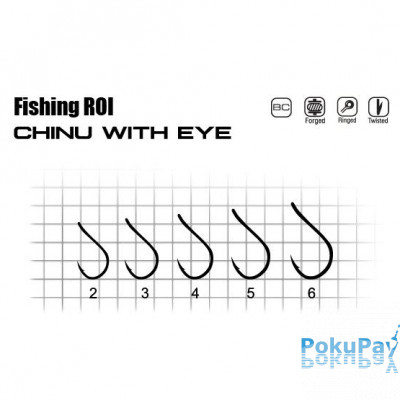 Крючок Fishing ROI Chinu №3 10шт (330-CE-3)
