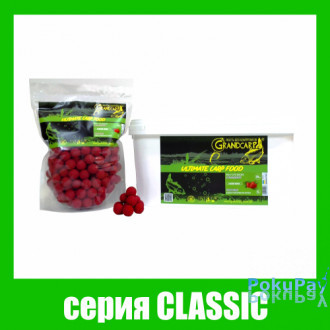 Бойли прикормочнi варенi Grandcarp Classic Strawberry (Полуниця) 20mm 1kg (BFC002)