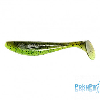 Віброхвіст FishUP Wizzle Shad 3 #204 - Green Pumpkin/Chartreuse 8шт