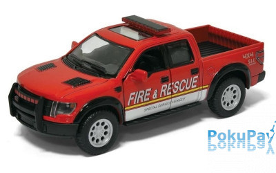 Автомодель Kinsmart (1:46) Ford F-150 SVT Raptor SuperCrew Fire Rescue 2013 (KT5365WPR)