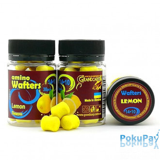 Бойли плаваючі Grandcarp Amino Wafters Lemon (Лимон) 14x10mm 30шт (WBB031)