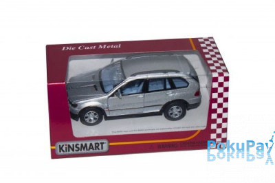 Автомодель Kinsmart (1:36) BMW X5 Серая (KT5020W)